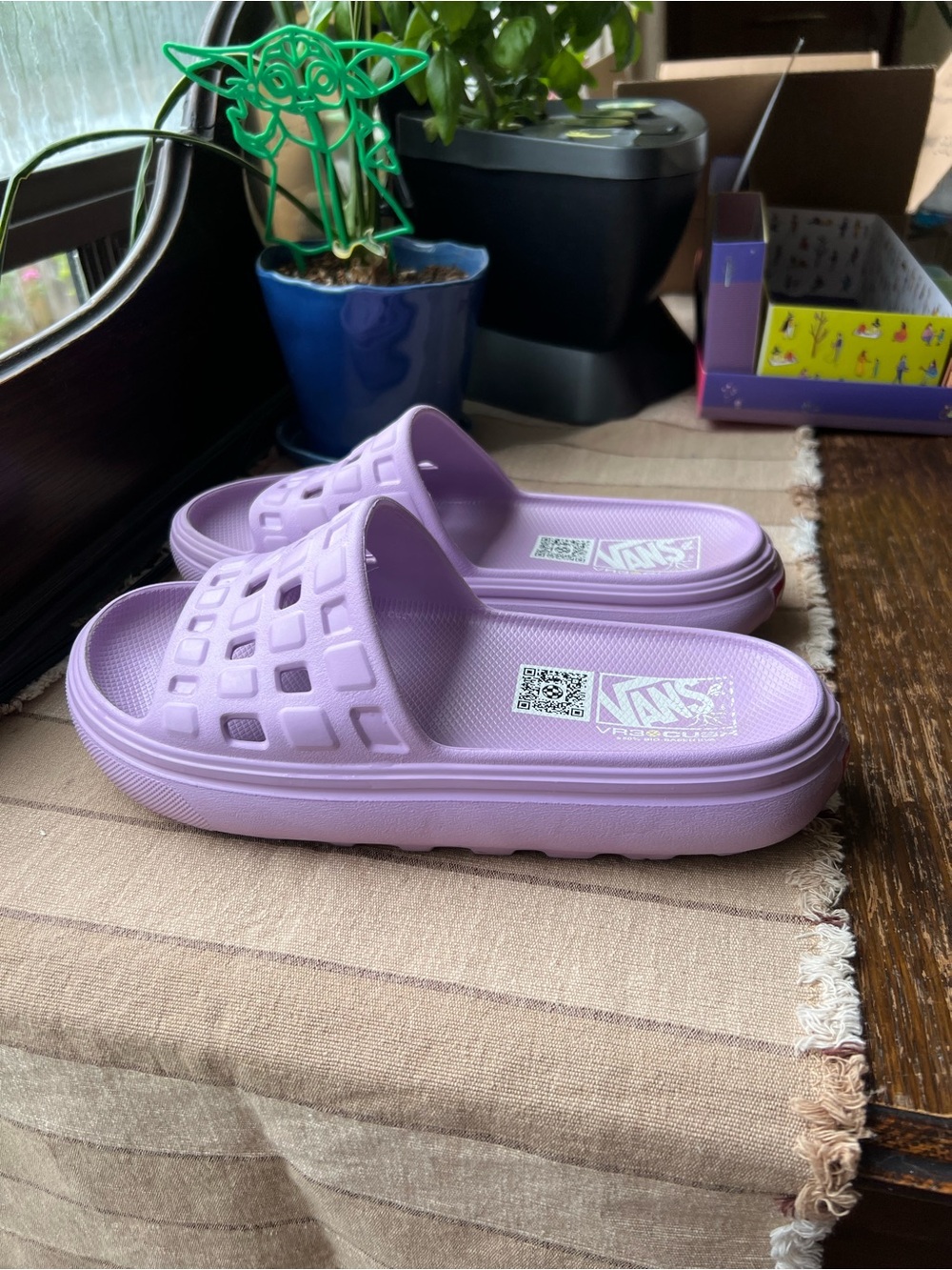 Vans Lilac Slides Sandals